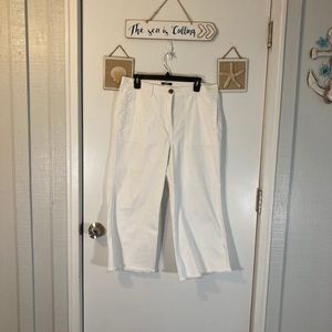 White wide leg Jeans